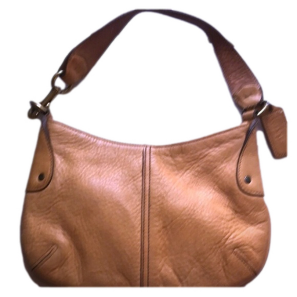 Coach Handbags - VINTAGE Coach Tan Leather Hobo Purse Authentic/ RARE